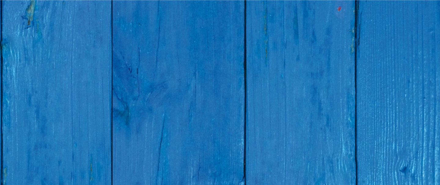 Modré pozadí polic