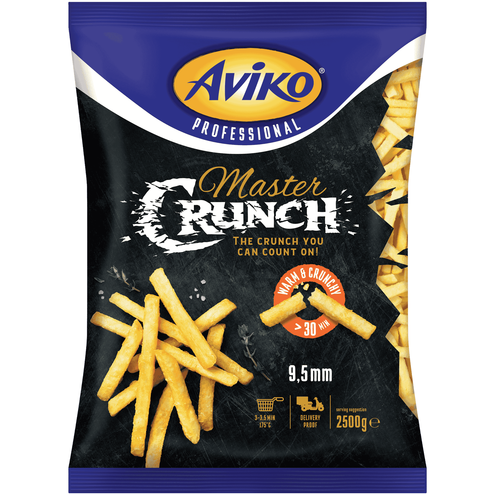 aviko master crunch hranolky 9,5 mm pro gastro obal